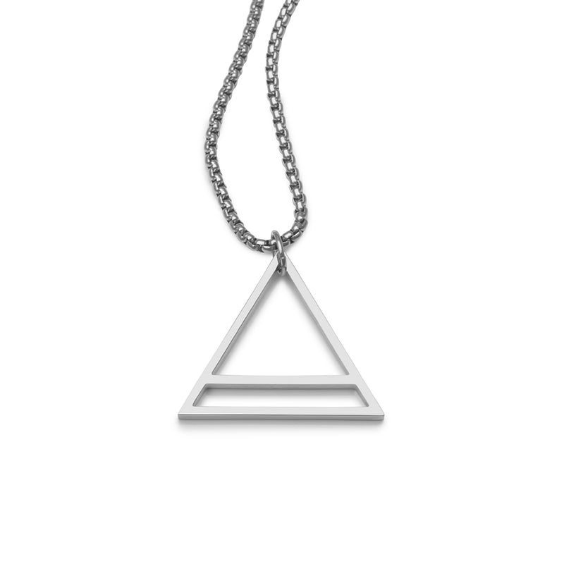 Men's Necklaces - The Trinity - Silver 55cm 65cm 75cm